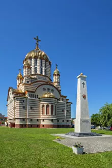 Images Dated 28th October 2019: Catedrala Sfantul Ioan Botezatorul, Fagaras, Transylvania, Romania