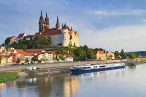 Ian Tower Prints: Cathedral, Albrechtsburg and River Elbe, Meissen, Saxony, Germany