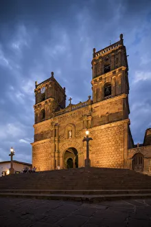 Colombia Prints: Cathedral of Barichara, Barichara, Santander, Colombia, South America