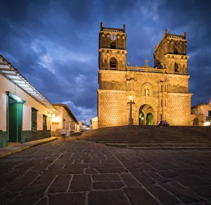 Colombia Prints: Cathedral of Barichara, Barichara, Santander, Colombia, South America