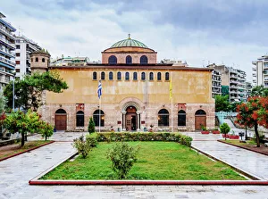 Thessaloniki Prints: Cathedral Church of Hagia Sophia, Thessaloniki, Central Macedonia, Greece