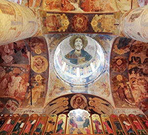 17th Century Prints: Cathedral of Holy Trinity (1658), Makaryev Monastery, Makaryevo, Nizhny Novgorod region