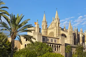 Cathedral La Seu, Palma de Mallorca, Mallorca, Balearic Islands, Spain