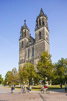 Images Dated 18th September 2020: Cathedral, Magdeburg, Saxony-Anhalt, Germany