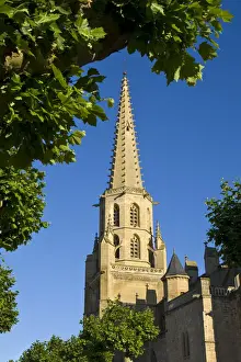 Pyrenees Prints: Cathedral, Mirepoix, Ariege, Midi-Pyrenees, France