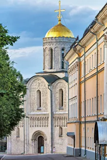 Middle Ages Prints: Cathedral of Saint Demetrius, 1197, Vladimir, Vladimir region, Russia