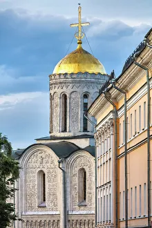 Russia Prints: Cathedral of Saint Demetrius, 1197, Vladimir, Vladimir region, Russia