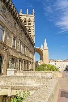 Historical Landmark Prints: Cathedral of Saint Pierre, Montpellier, Herault, France