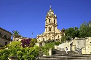 Images Dated 7th July 2014: Cathedral of San Giorgio, Modica, Sicily, Italy