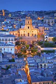 Images Dated 27th August 2014: Cathedral of San Giorgio, Modica, Sicily, Italy