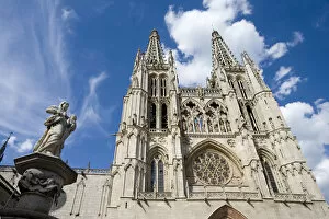Images Dated 4th April 2011: Cathedral Santa Maria, Road to Santiago, Burgos, Castilla y Leon, Spain