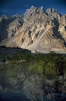 Islamic Republic Of Pakistan Gallery: Cathedral spire mountains Passu in northern