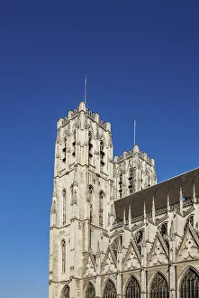 Bruxelles Prints: Cathedral of St. Michael and St. Gudula, Brussels, Belgium