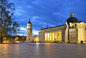 The Cathedral of St. Stanislav and St. Vladislav with the bell tower