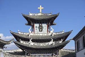Catholic church, Dali, Yunnan, China