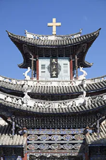 Images Dated 14th February 2017: Catholic church, Dali, Yunnan, China