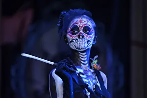 Catrina, day of the Dead festivities, La Paz, Baja California Sur, Mexico Catrina, day of the Dead festivities, La Paz, Baja California Sur, Mexico