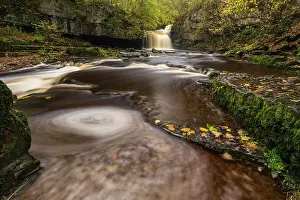 North Yorkshire Prints: Cauldron Falls waterfall in the Yorkshire Dales National Park