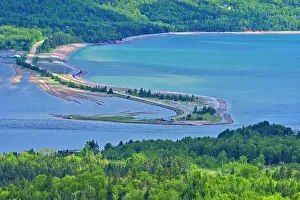 Causeway Prints: Causeway. Cabot Trail. Cape Breton Island. North Sydney, Nova Scotia, Canada