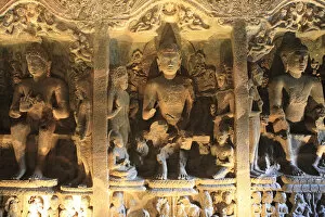 Images Dated 10th April 2008: Cave 26, chaitya (Buddhist temple), UNESCO World Heritage site, Ajanta, Maharashtra