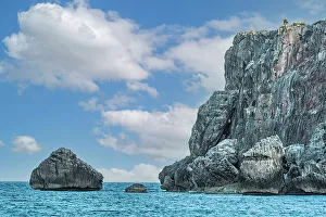 Cliff Face Prints: Cayman Brac, Cayman Islands, BWI