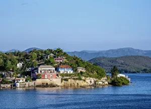 Santiago De Cuba Prints: Cayo Granma, Santiago de Cuba Bay, Santiago de Cuba Province, Cuba