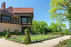 Schlosspark Prints: Cecilienhof Palace, Schloss Cecilienhof, New Garden, Potsdam, Brandenburg, Germany, Europe