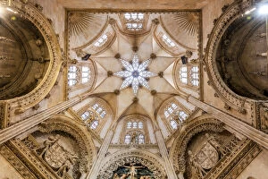 Roman Catholic Collection: Ceiling of Constable chapel, Cathedral of Saint Mary of Burgos, Burgos, Castile and Leon
