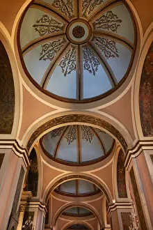 Paintings Prints: Ceiling frescoes inside the Salta Cathedral (Spanish: Catedral Basilica de Salta) in Baroque style