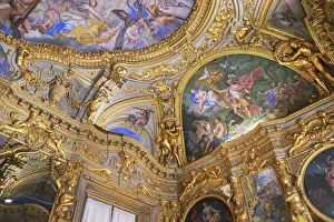 Images Dated 18th December 2020: Ceiling frescoes, Palazzo Tobia Pallavicino, Genoa, Liguria, Italy