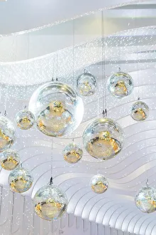 Images Dated 20th July 2022: Ceiling at the O2 Arena shopping centre in Greenwich, London, England, UK
