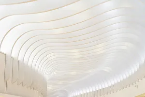 Images Dated 20th July 2022: Ceiling at the O2 Arena shopping centre in Greenwich, London, England, UK