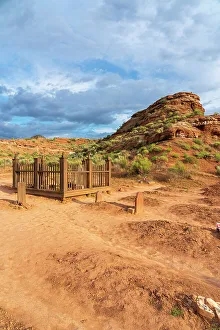 Ghost Town Prints: Cemetery at Grafton ghost town near Rockville, Washington County, Utah, USA