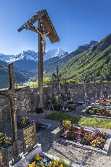 Grave Prints: Cemetery of Rein in Taufers, Reintal, South Tyrol, Italy