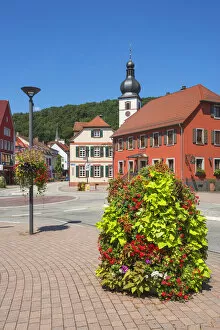 Center of Dahn, Wasgau, Palatinate Forest, Rhineland-Palatinate, Germany