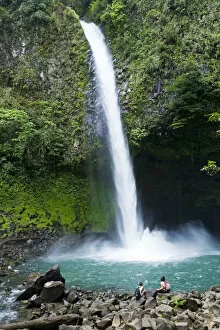 Images Dated 1st May 2015: Central America, Costa Rica, Alajuela, La Fortuna, La Fortuna waterfall on the Tenorio