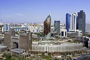 Images Dated 19th March 2015: Central Asia, Kazakhstan, Astana, the city center and central business district