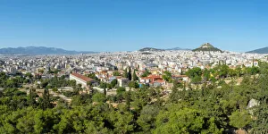 Mainland Greece Prints: Central Athens from Areopagus Hill, Athens, Greece
