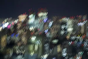 Shiodome Prints: Central Tokyo Skyline from Shiodome, Tokyo, Japan