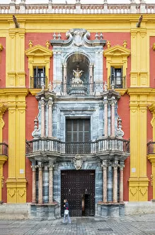 Door Gallery: Centro Cultural Fundacion Unicaja de Malaga, Plaza del Obispo, Malaga City, Andalusia, Spain