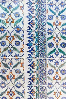 Images Dated 9th October 2020: Ceramic tiles, Topkapi Palace, Istanbul, Turkey