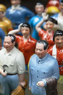 Chairman Mao model souvenirs at Cat Street anitques market, Sheung Wan, Hong Kong Island