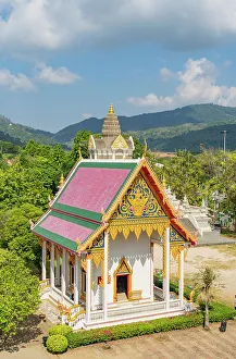Phuket Prints: Chaithararam Temple also known as Wat Chalong, Chalong, Phuket, Thailand