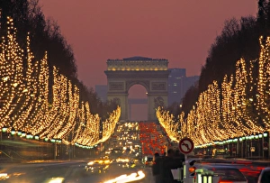 Arc De Triomphe Prints: Champs Elysees