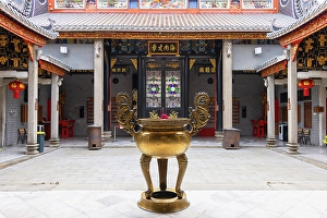 Altar Prints: Chan She Shu Yuen Clan Ancestral Hall, Chinatown, Kuala Lumpur, Selangor, Malaysia