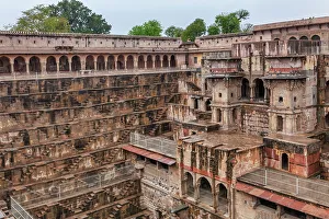 Supply Prints: Chand Baori stepwell, Abhaneri, Rajasthan, India