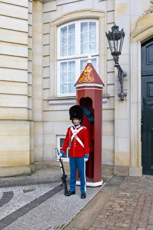 Changing of the Guard, Amalienborg Palace, Copenhagen, Denmark