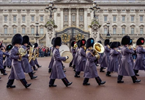 Changing of the Guard at Buckingham Palace, London, England, United Kingdom