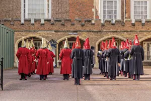 Images Dated 31st March 2020: Changing of the Guard, St Jamess Palace, London, England