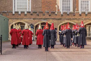 Tradirional Prints: Changing of the Guard, St Jamess Palace, London, England